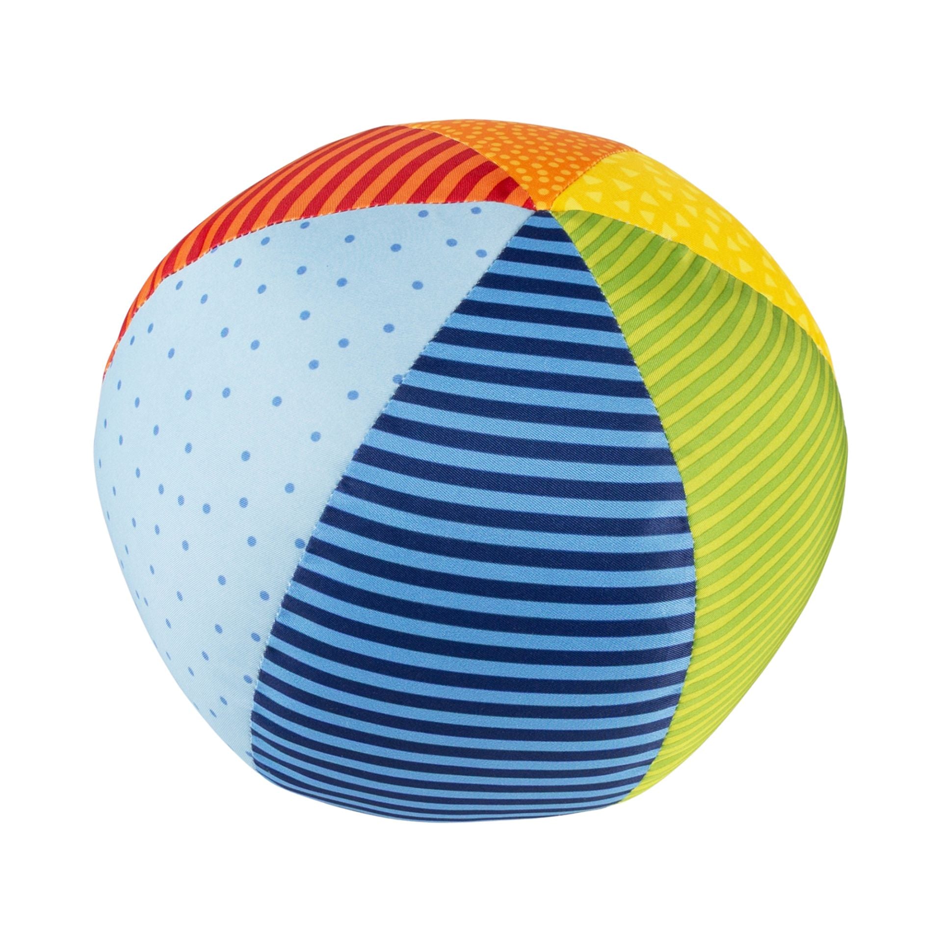 Palla morbida di stoffa arcobaleno 18 cm Sigikid