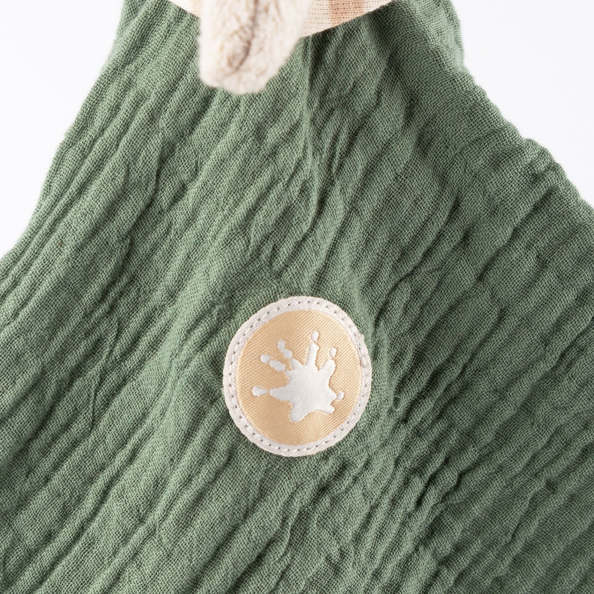 Doudou mussola elefante verde Sigikid