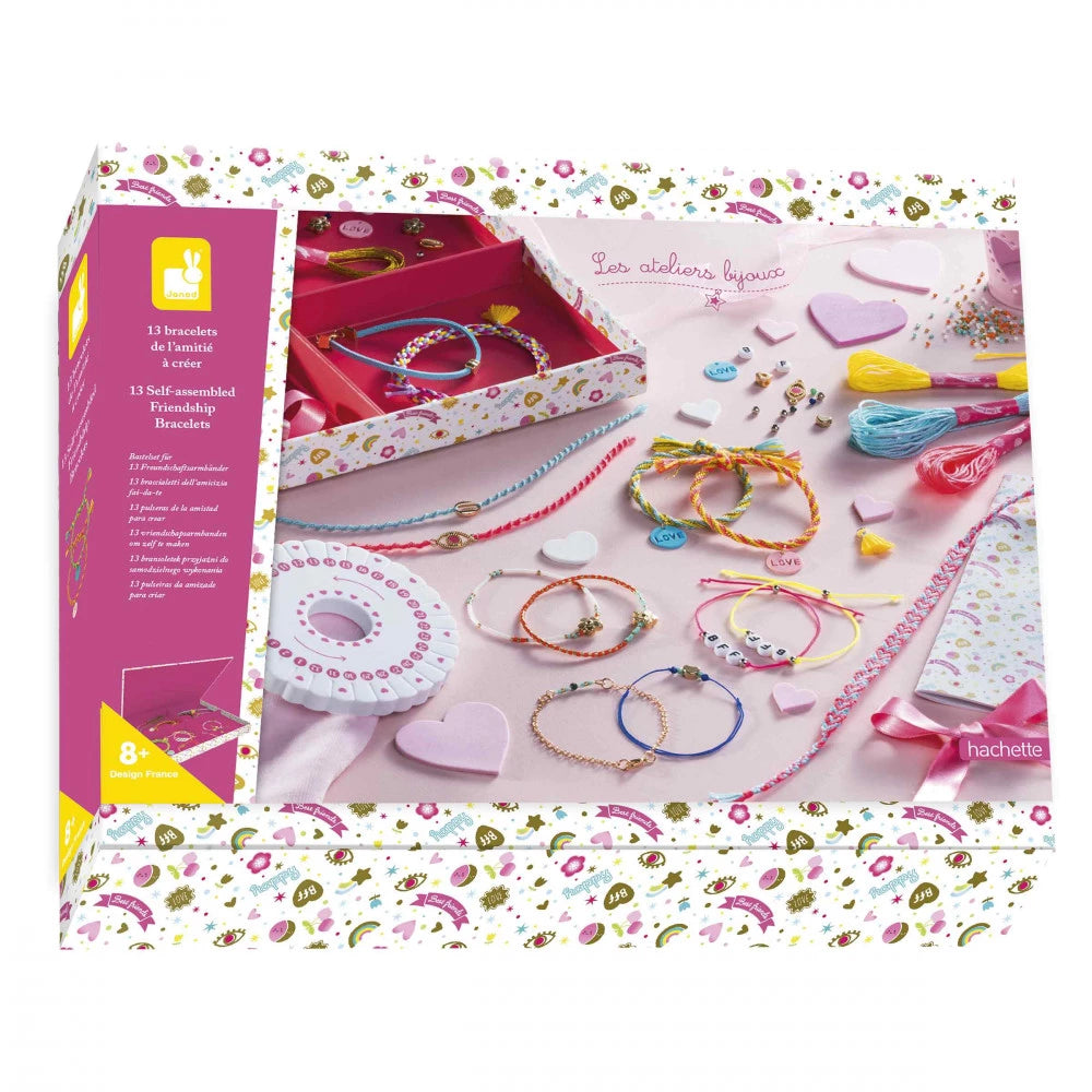 13 BRACCIALETTI DELL'AMICIZIA JANOD 8+