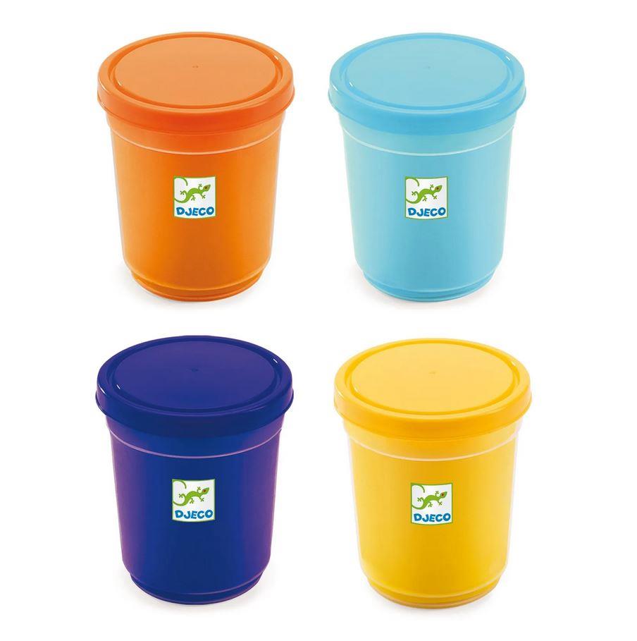 Pasta da modellare Natura 4 tubetti Djeco