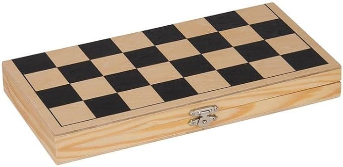 Gioco scacchi in cassetta legno