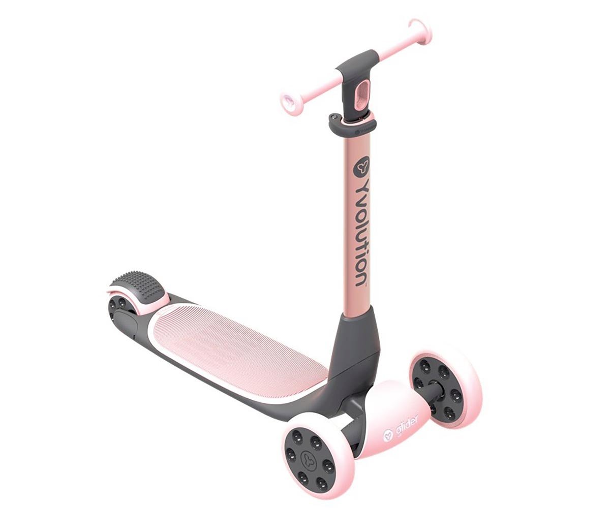 YGlider LUNA multifunzione rosa Monopattino+cavalcabile