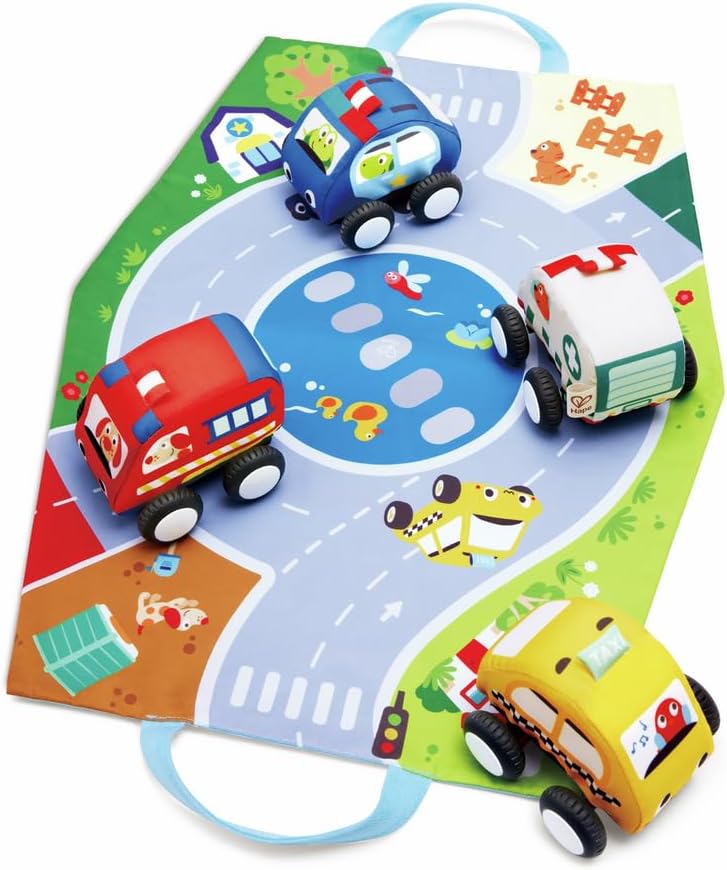 Set auto di peluche Hape