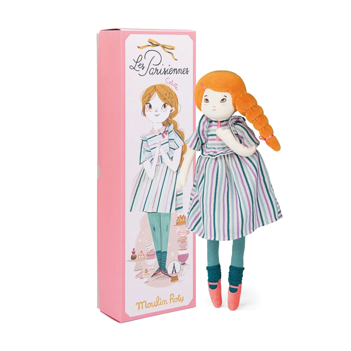 Bambola di stoffa Mademoiselle Colette Les Parisiennes - Moulin Roty