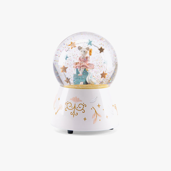 Sfera di neve musicale con topolina La petite école de danse - Moulin Roty