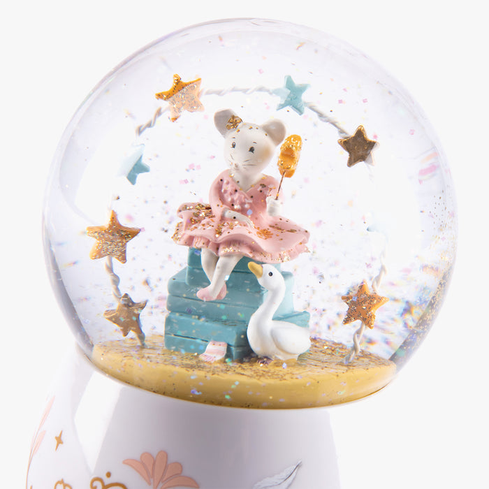 Sfera di neve musicale con topolina La petite école de danse - Moulin Roty