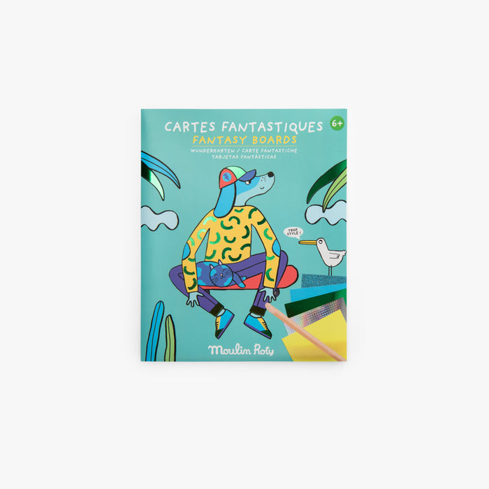 Carte fantastiche da decorare Les Loufoques - Moulin Roty