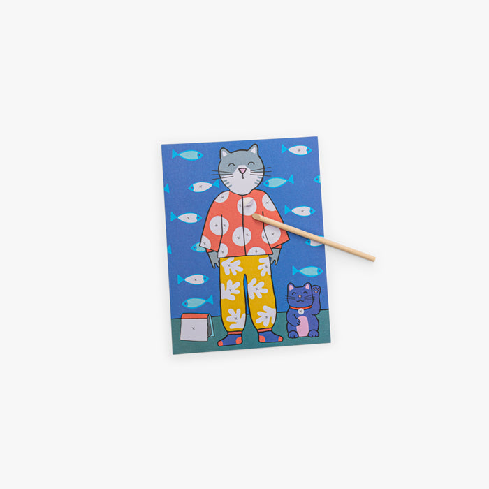 Carte fantastiche da decorare Les Loufoques - Moulin Roty