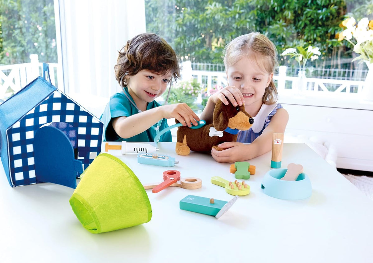Set veterinario della clinica dei cuccioli Hape