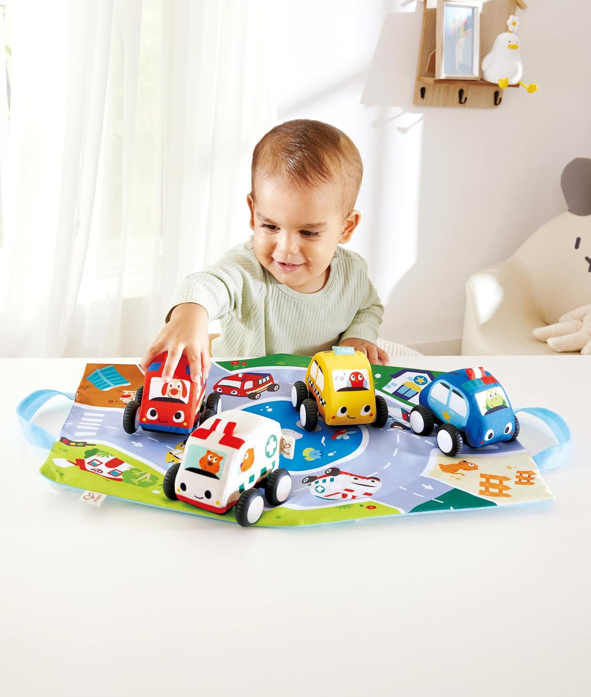 Set auto di peluche Hape