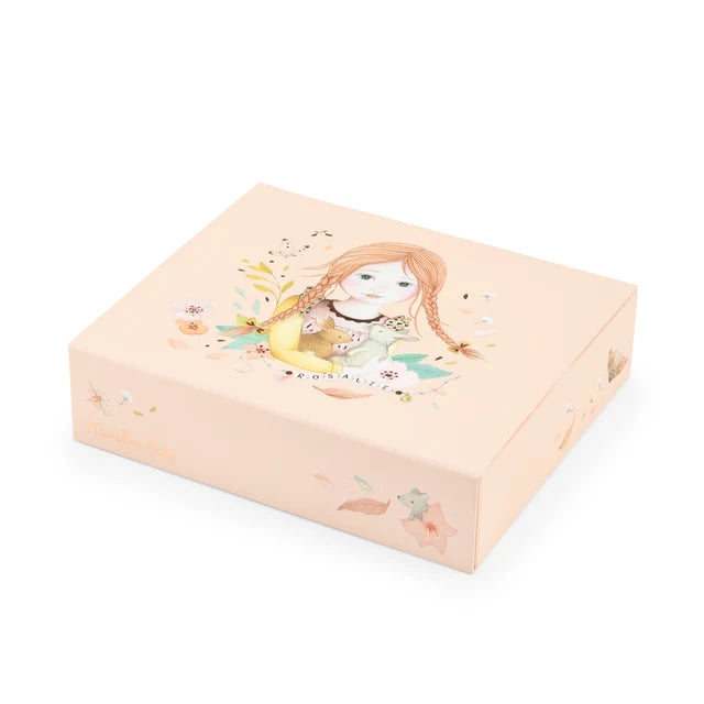 Cofanetto di perline in legno per creare gioielli Les Rosalies - Moulin Roty