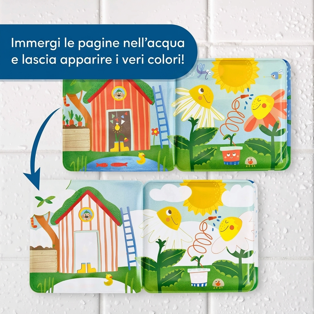 Libro da bagno pioggia