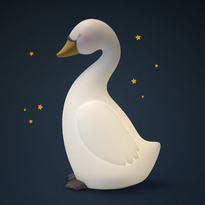 Lampada cigno in silicone USB La petite école de danse - Moulin Roty