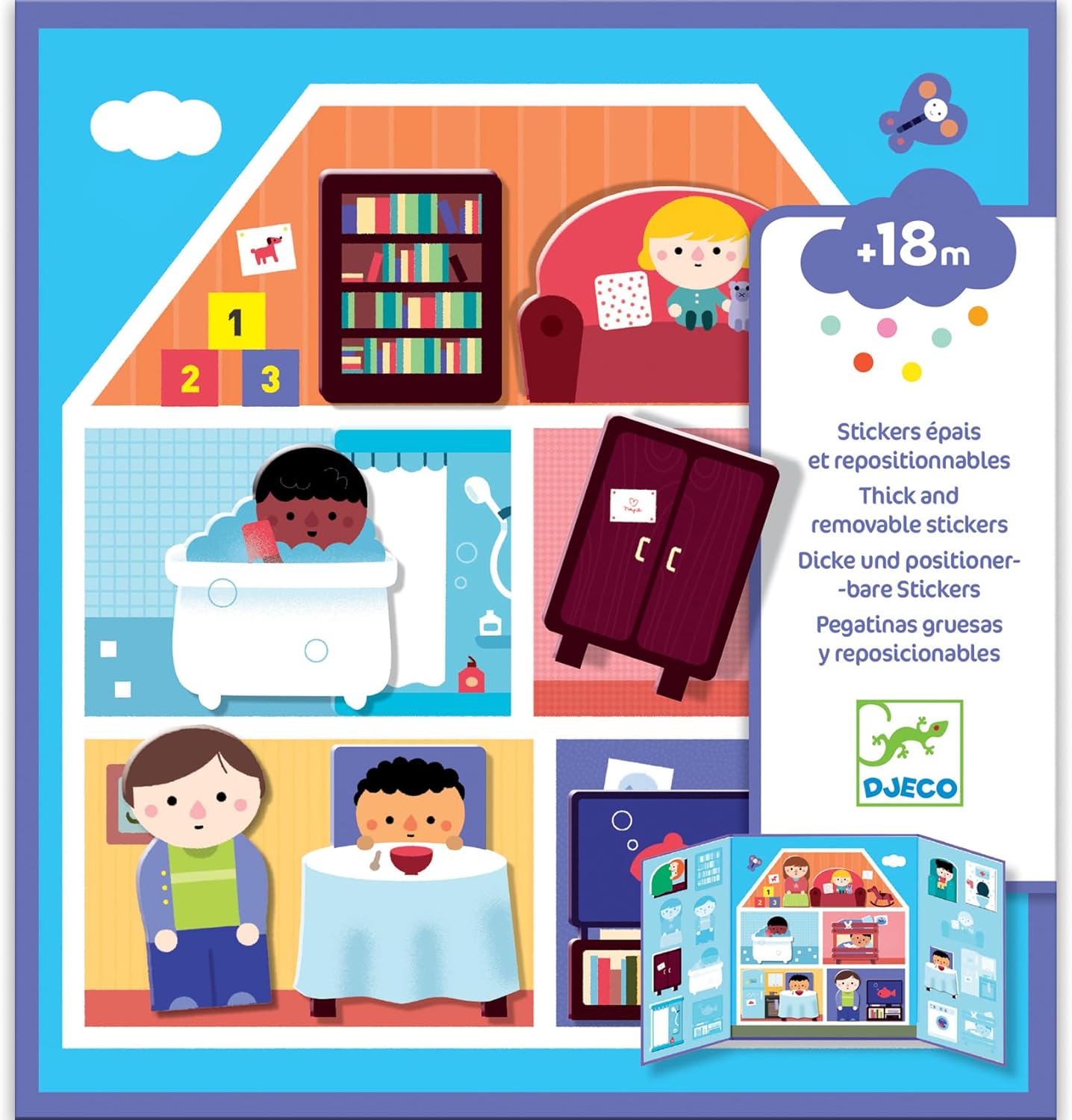Crea con gli stickers- Casa Djeco
