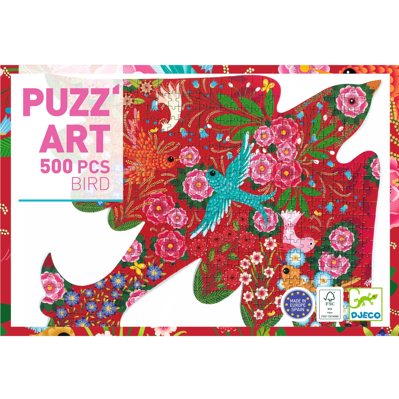 PUZZ' ART - Bird Djeco 500 pezzi