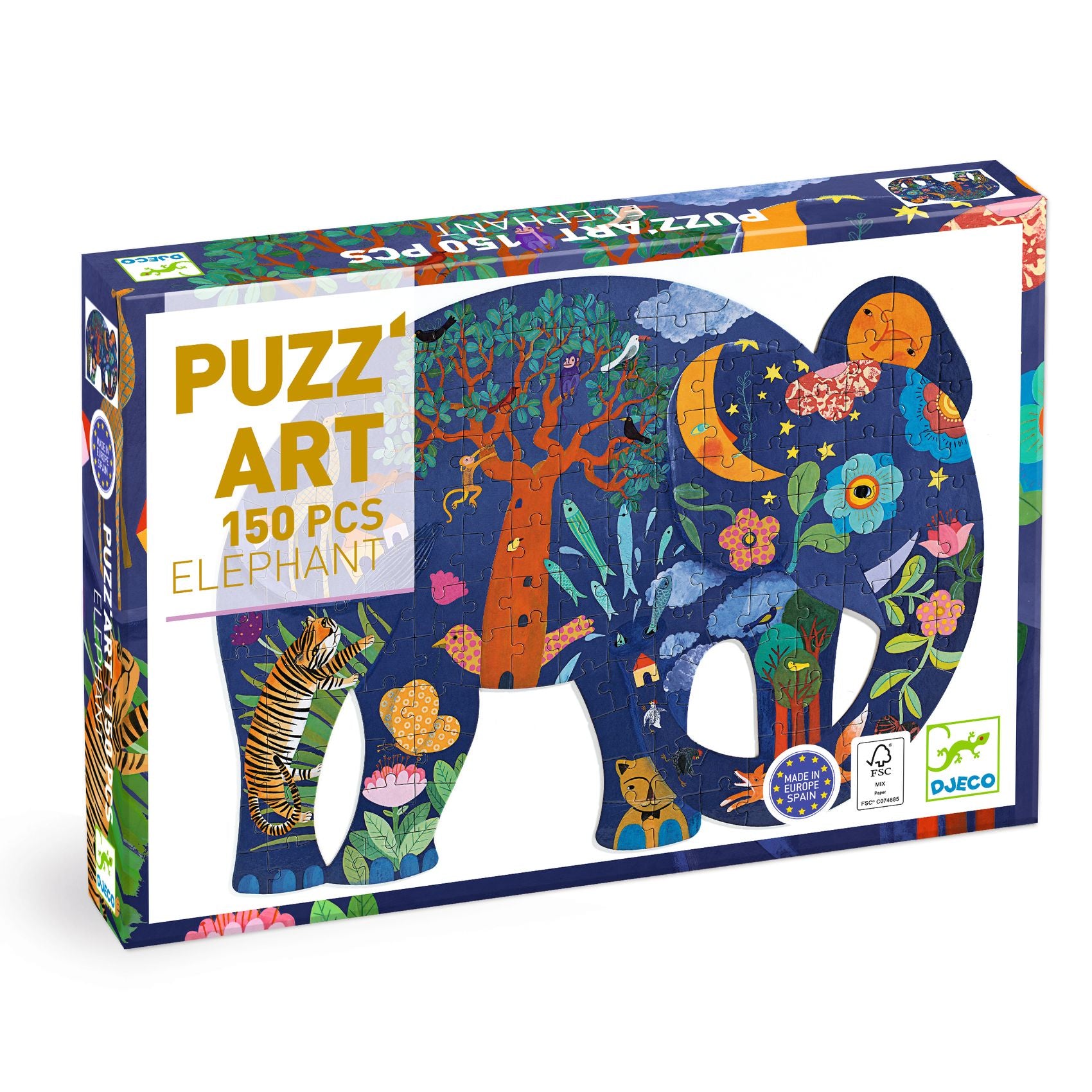 PUZZ' ART - Elefanti Djeco 150 pezzi