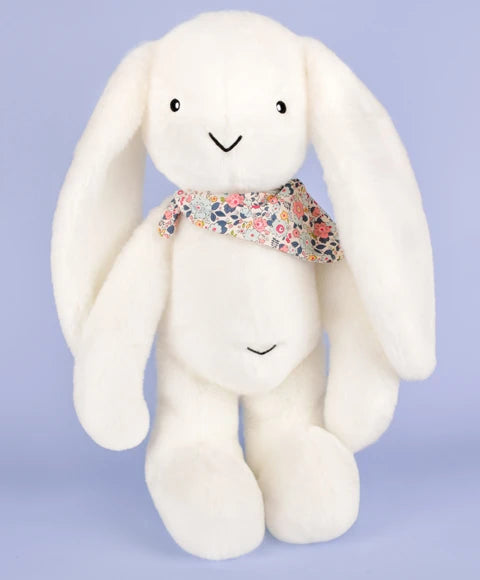 Coniglio morbido bianco 50 cm