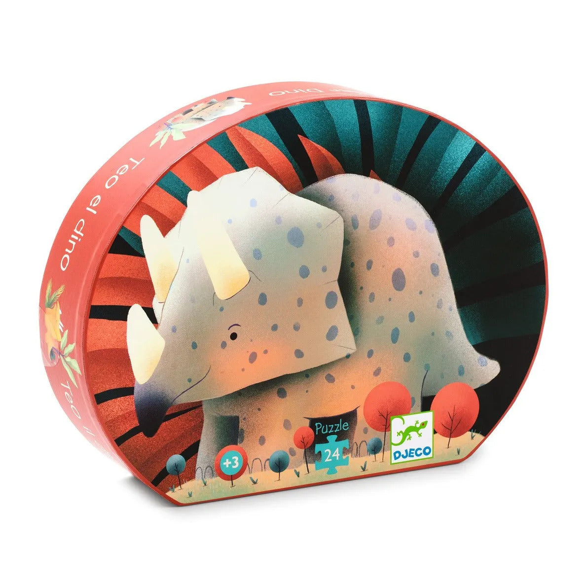 Puzzle sagomato – Teo il dinosauro – 24 pezzi – Djeco