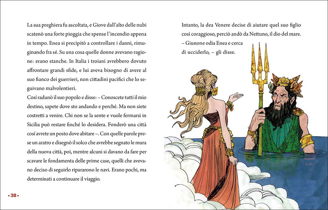 Eneide da Virgilio. Classicini. Ediz. a colori