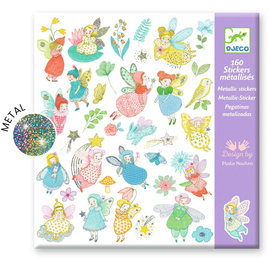 Stickers metallizzati fatine Djeco