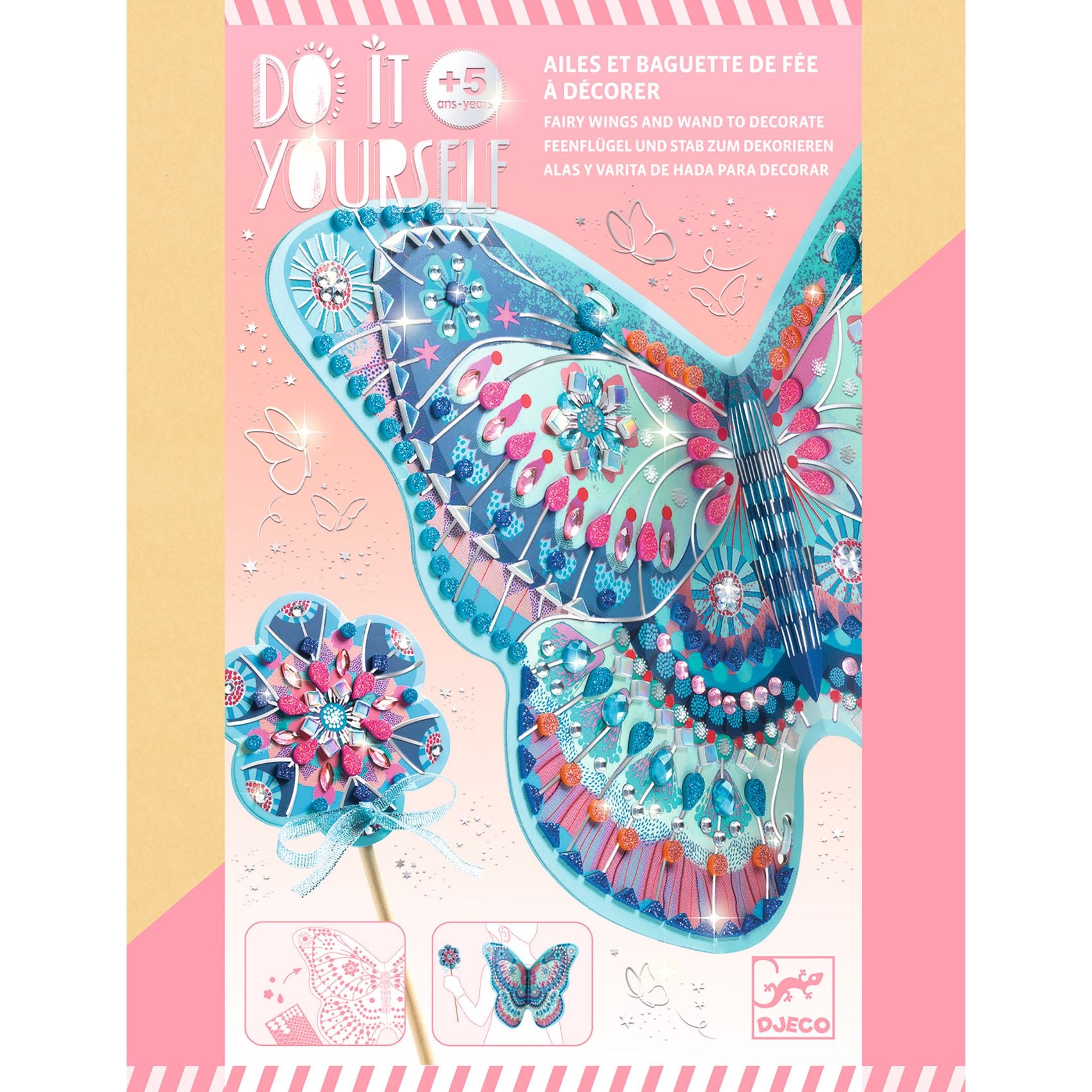 Ali e bacchetta magica da creare - Like a fairy Djeco