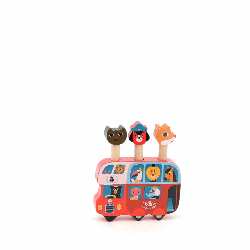 Autobus pop-up Vilac 1+
