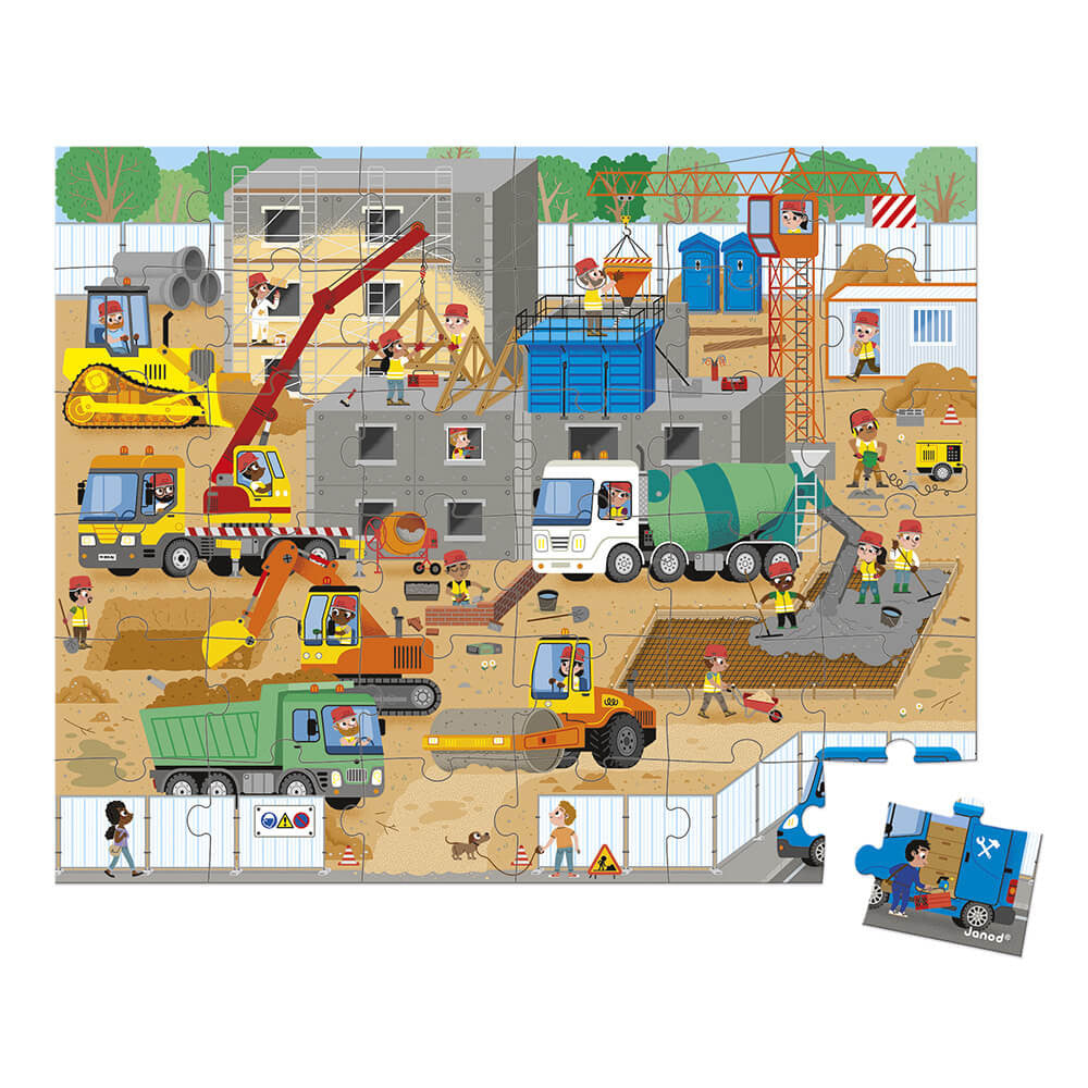 PUZZLE CANTIERE  36 PZ JANOD 4+
