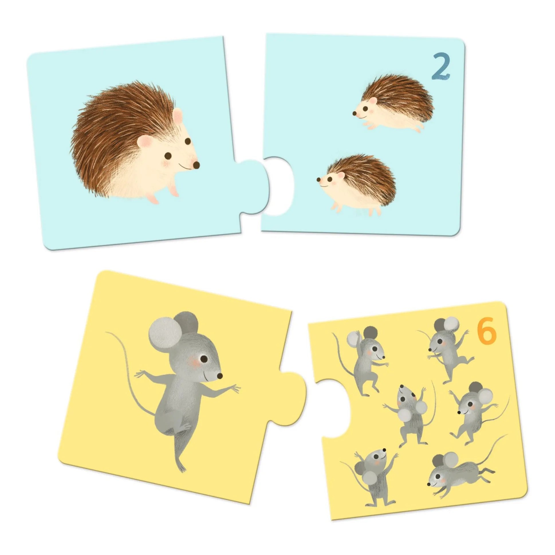 PUZZLE DUO - Baby animali Djeco