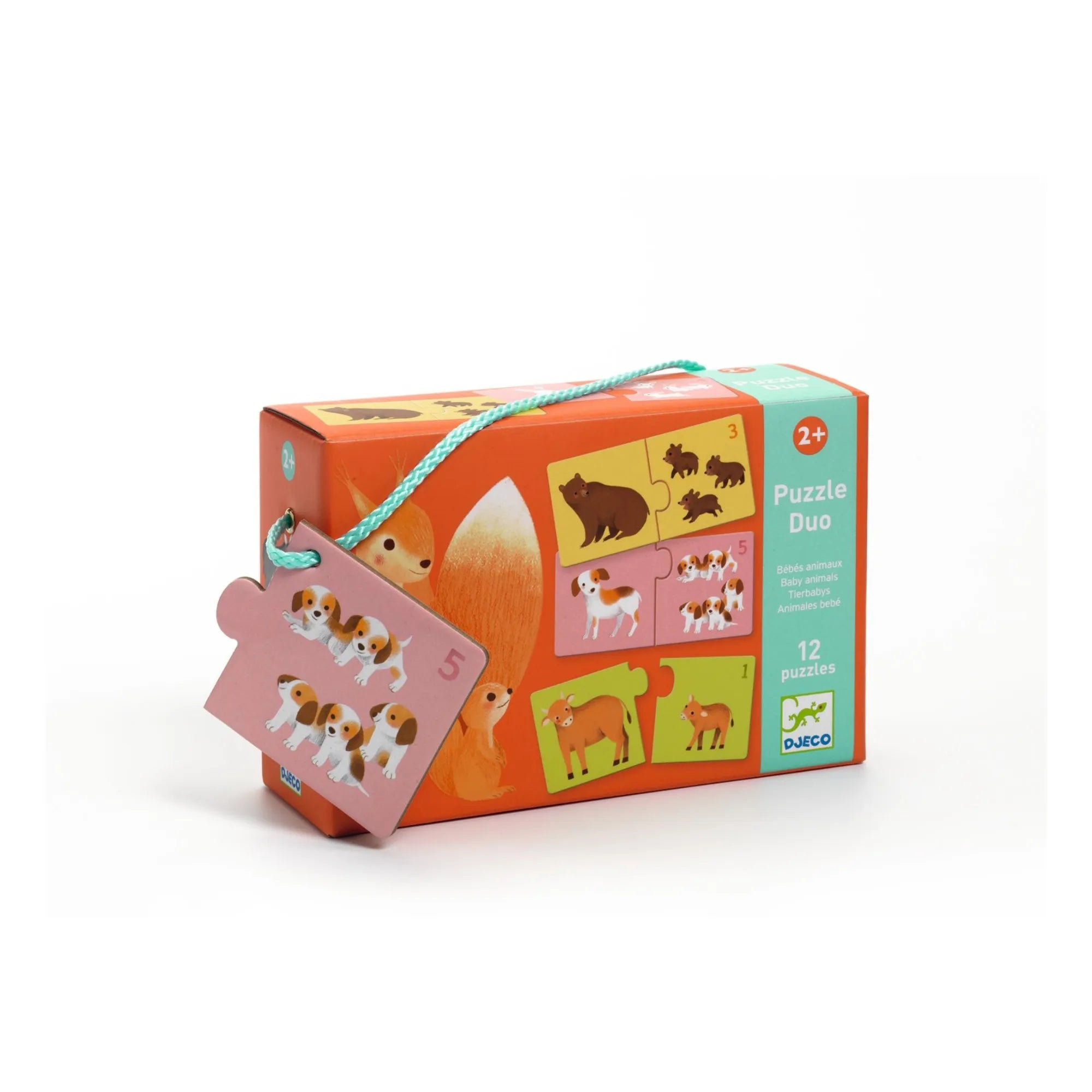 PUZZLE DUO - Baby animali Djeco