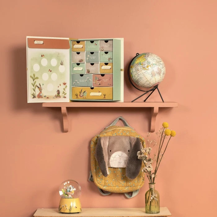 Cofanetto dei ricordi di nascita in italiano Trois Petits Lapins - Moulin Roty