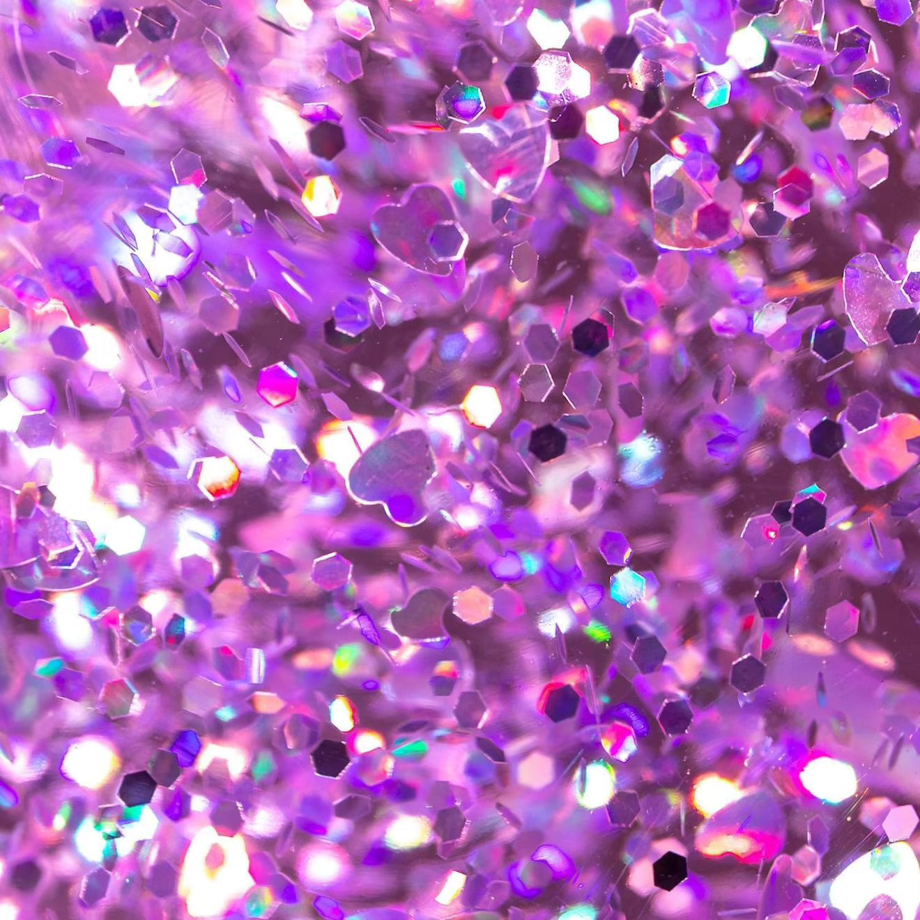 GLOWHEART Lampada cuore con glitter