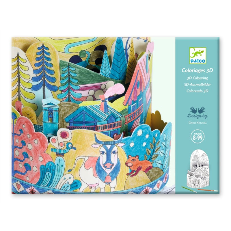 Colora 3D- In cima al mondo Djeco